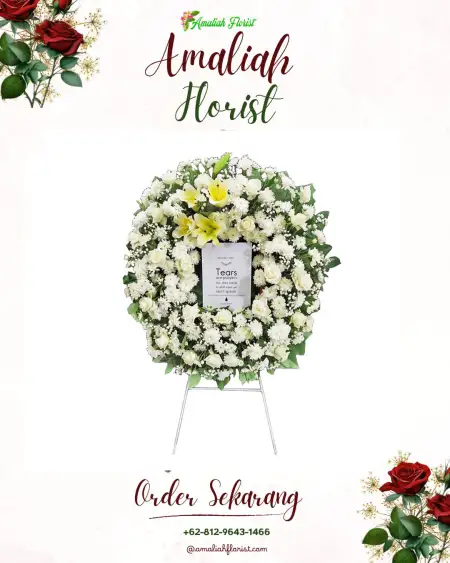 Krans Bunga Duka Stasiun Bogor